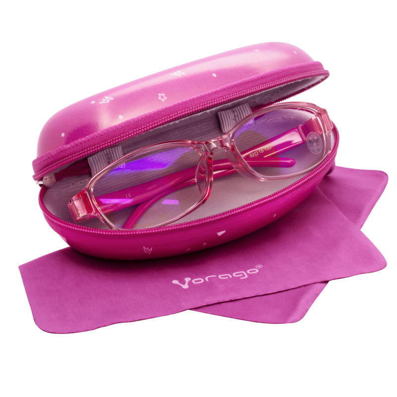 LENTES PARA PC/TABLET VORAGO KG-200, KIDS, ANTI BLUE LIGHT, ESTUCHE, R