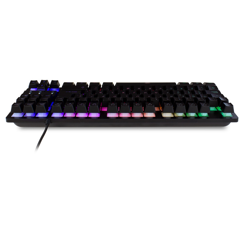 TECLADO VORAGO START THE GAME TENKEYLESS LED RGB USB NEGRO KB-503