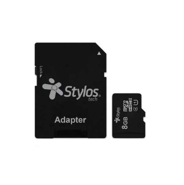 MEMORIA MICRO SD STYLOS 8 GB CLASE 10 CON ADAPTADOR STMSD81B