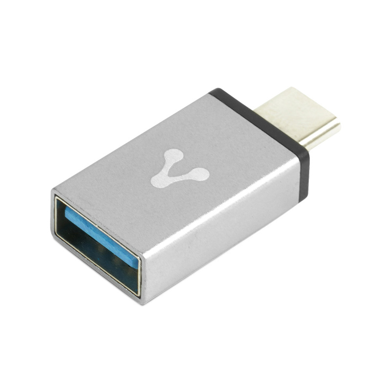 Adaptador Otg Tipo C A Usb Cable Memorias Datos Usb A Usb-c Color Blanco