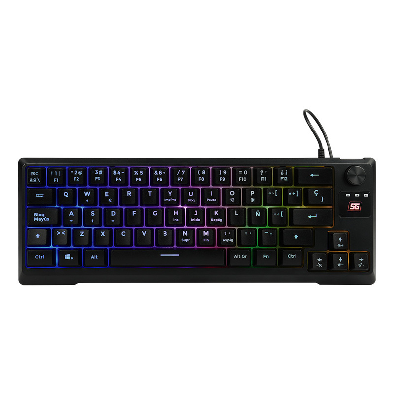 TECLADO VORAGO START THE GAME TKL FACTOR 65% RGB ANTIGHOSTING KB-506