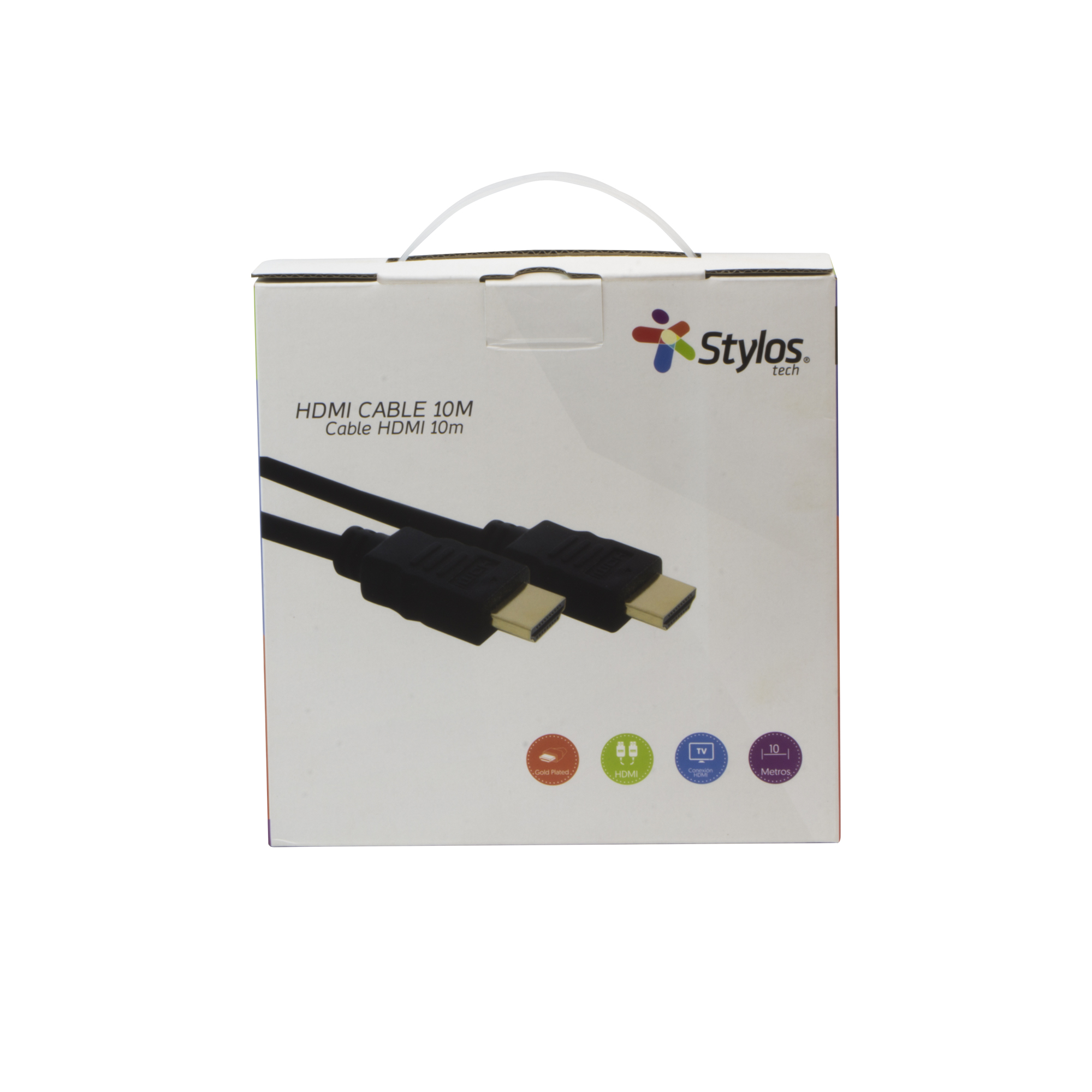 CABLE HDMI STYLOS 10 MTS NEGRO STACHD12905018