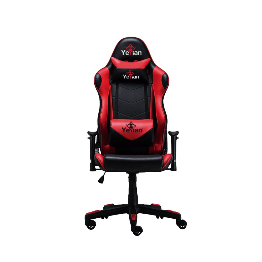 SILLA GAMER YEYIAN YAR-9863R CADIRA 1150 REC 4D ROJ POLIUR HASTA 150KG