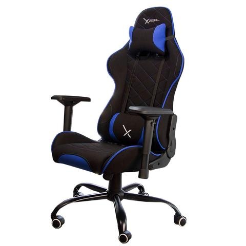 SILLA GAMER XZEAL NEG, AZUL, TEXTIL,ALTO DESEMPEÑO (XZSXZ25A)