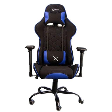 SILLA GAMER XZEAL NEG, AZUL, TEXTIL,ALTO DESEMPEÑO (XZSXZ25A)