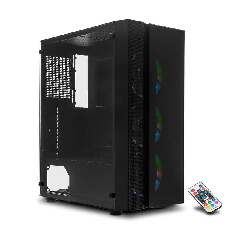 (OPEN BOX) GABINETE YEYIAN YCH-7S3V-01BK RAPTURE2500CRISTEM/3VEN/ATX