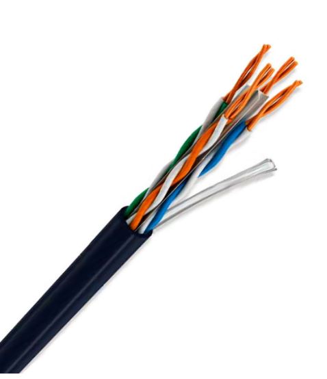 CONDUMEX CABLE UTP CAT6 EXTERIOR R.GEL 4PAR CAL 23 NEG 305M(667666-45)