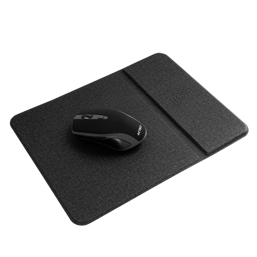 KIT ACTECK MOUSE INALAMBRICO/MOUSE PAD CARGA INALAMBRICA KM110 AC-9231