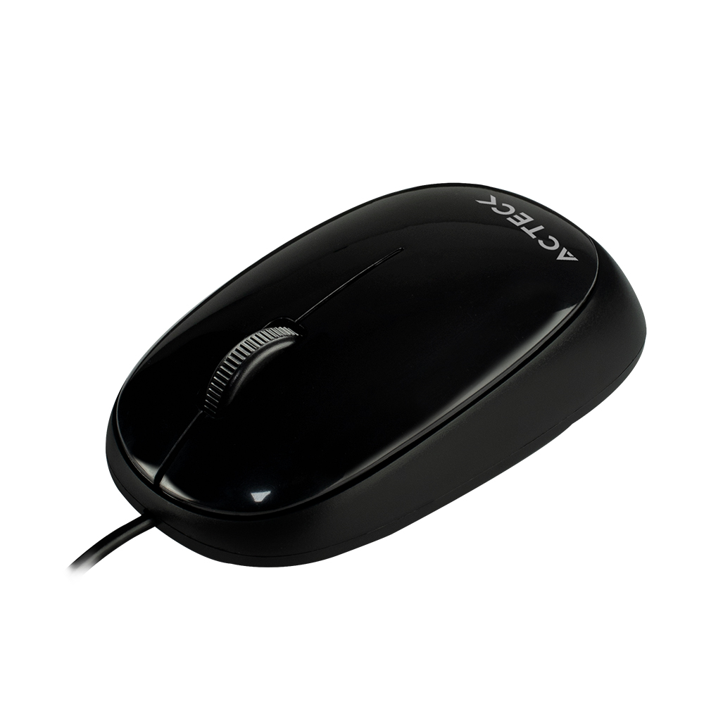 MOUSE ACTECK MA210 ALAMBRICO 1200 DPI 2 BOTONES 1.5M NEGRO AC-928830