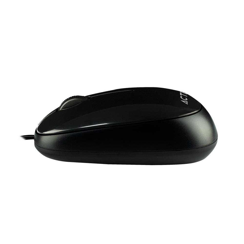 MOUSE ACTECK MA210 ALAMBRICO 1200 DPI 2 BOTONES 1.5M NEGRO AC-928830
