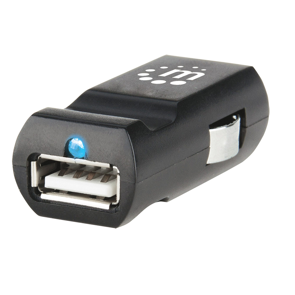CARGADOR USB PARA AUTO CEL/TABLET MANHATTAN 101714