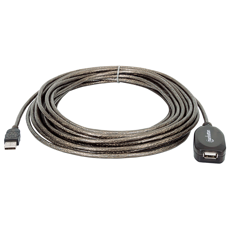 ▷ Cable de extensión USB 2.0 activo 10 m chapado