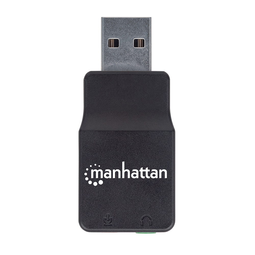 CONVERTIDOR MANHATTAN USB 2.0 A TARJETA SONIDO 2.1 152754