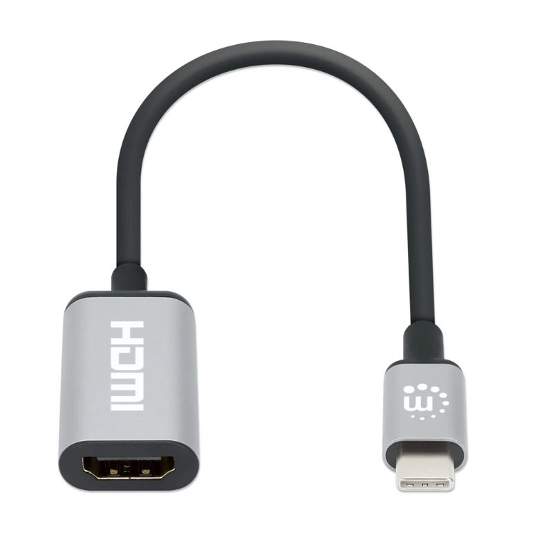 CONVERTIDOR USB C A HDMI H 4K@60HZ 15CM MANHATTAN 153706