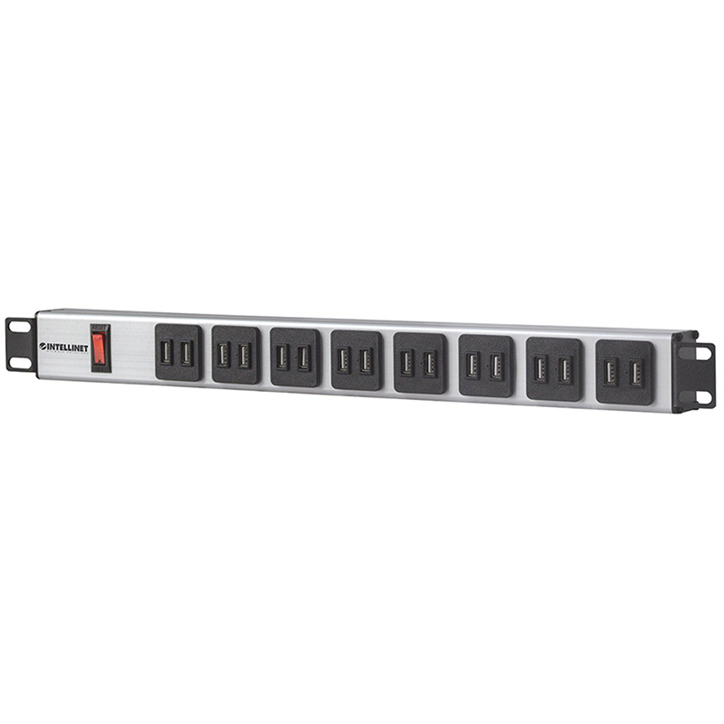 BARRA PDU INTELLINET 16 CONT USB A 1U RACK/GAB 110V/15A 164603