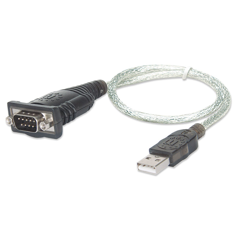 CONVERTIDOR MANHATTAN USB 1.1 A SERIAL DB9M RS232 45CM 205146