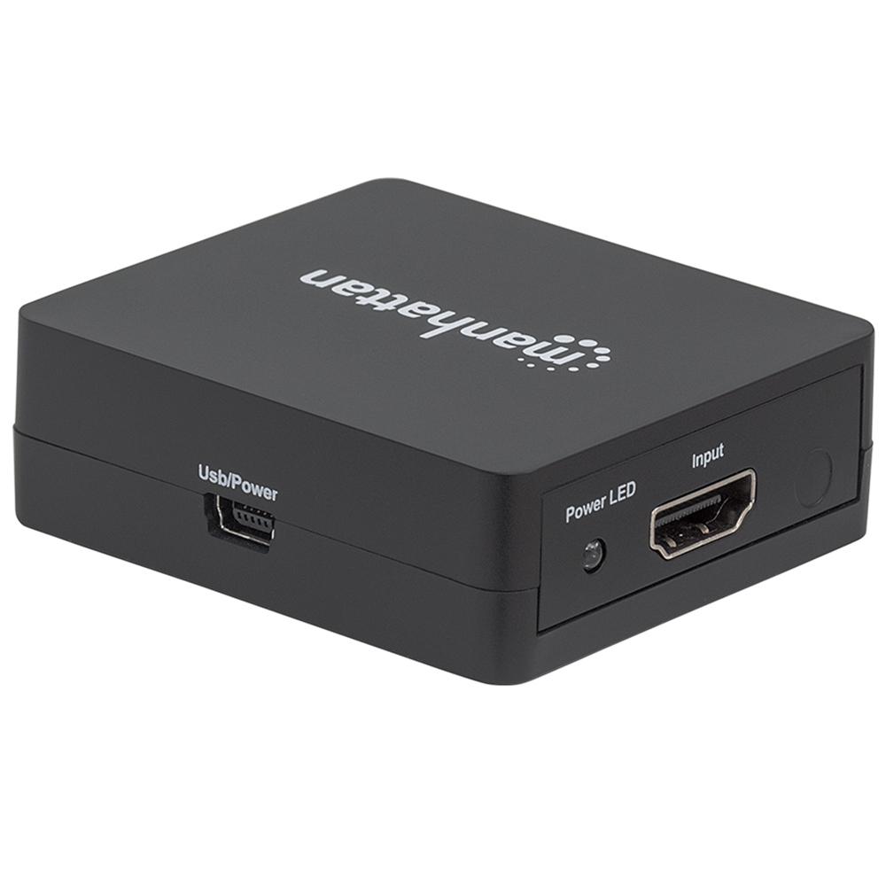 VIDEO SPLITTER MANHATTAN HDMI HDTV 1080p, 1 IN : 2 OUT USB 207652