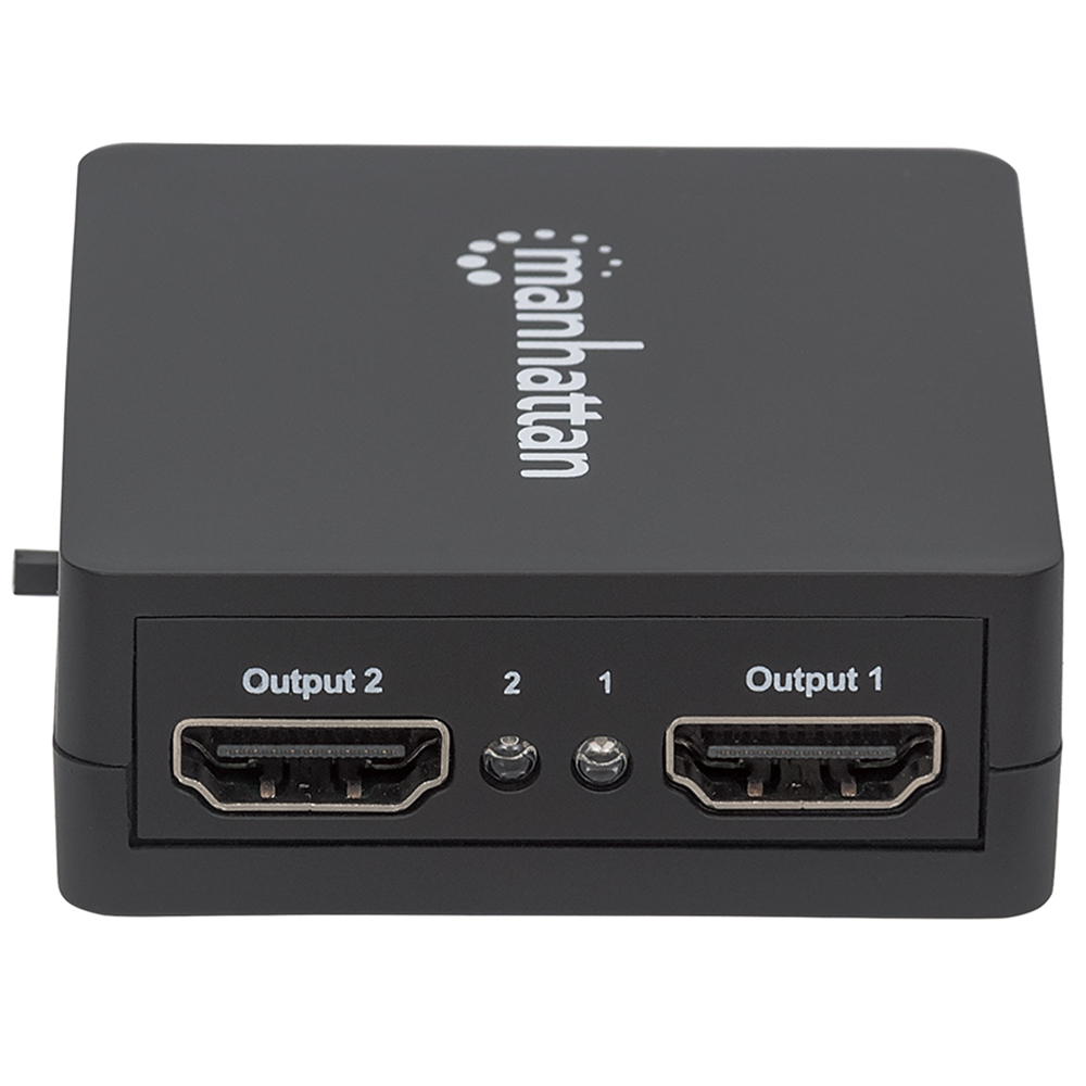 VIDEO SPLITTER MANHATTAN HDMI HDTV 1080p, 1 IN : 2 OUT USB 207652