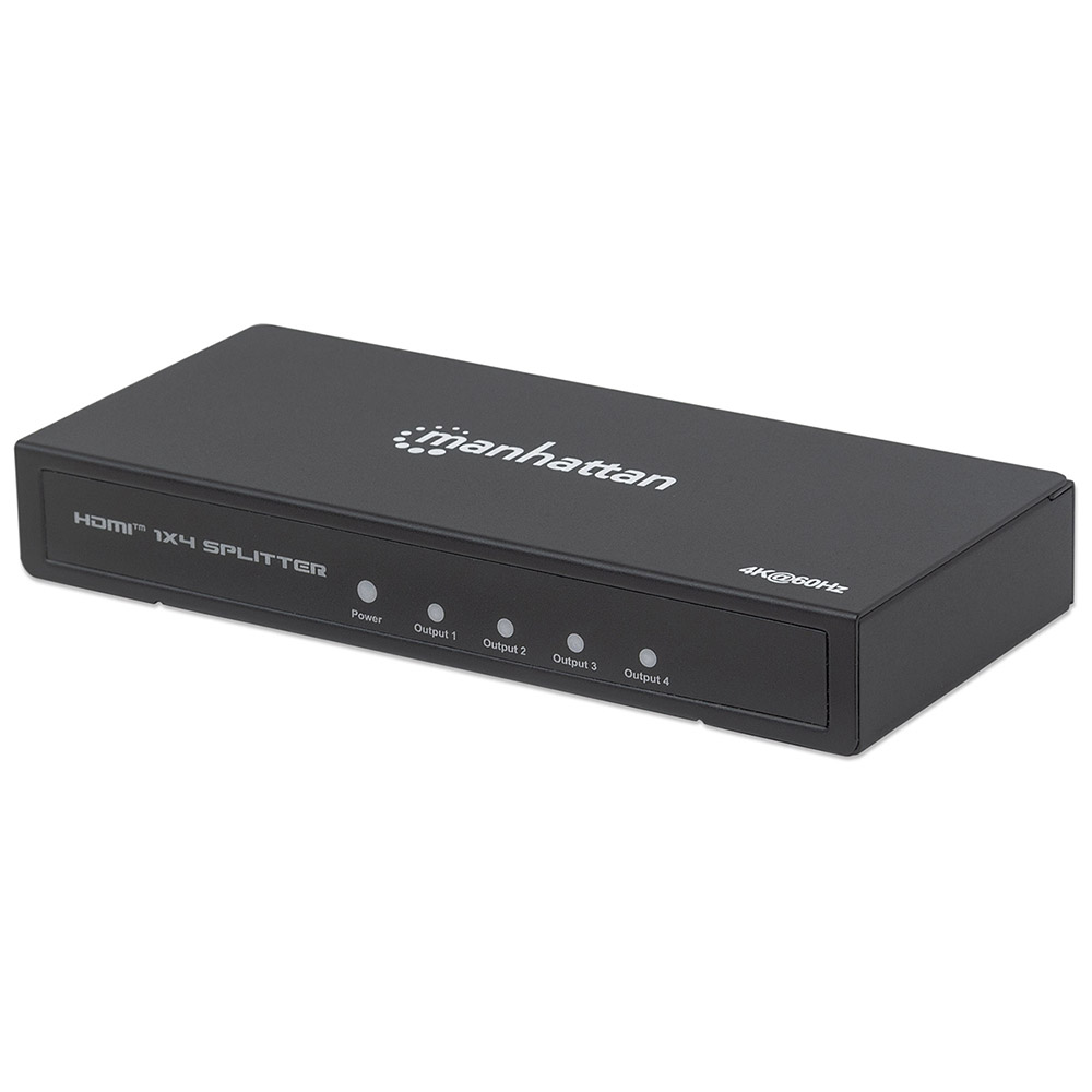 VIDEO SPLITTER MANHATTAN HDMI 4K@60HZ 1 IN 4 OUT 3D CASCADA 3 207805