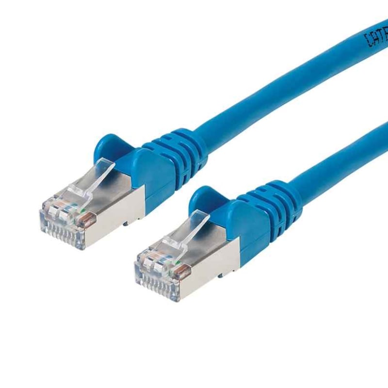 CABLE PATCH INTELLINET  CAT 6a, 30CM ( 1.0F) S/FTP AZUL (315982)