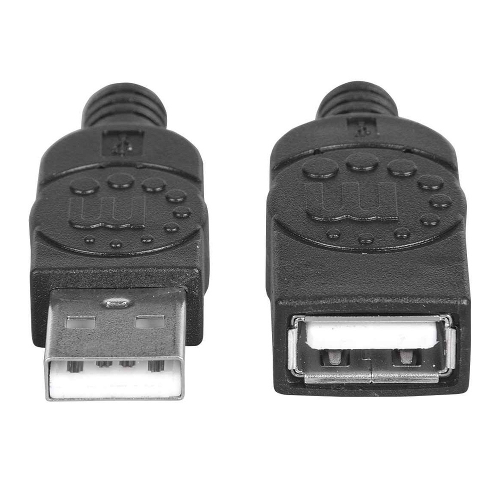 CABLE DE EXTENSION MANHATTAN USB V2.0 M H 1.8M NEGRO 480 MBPS 338653