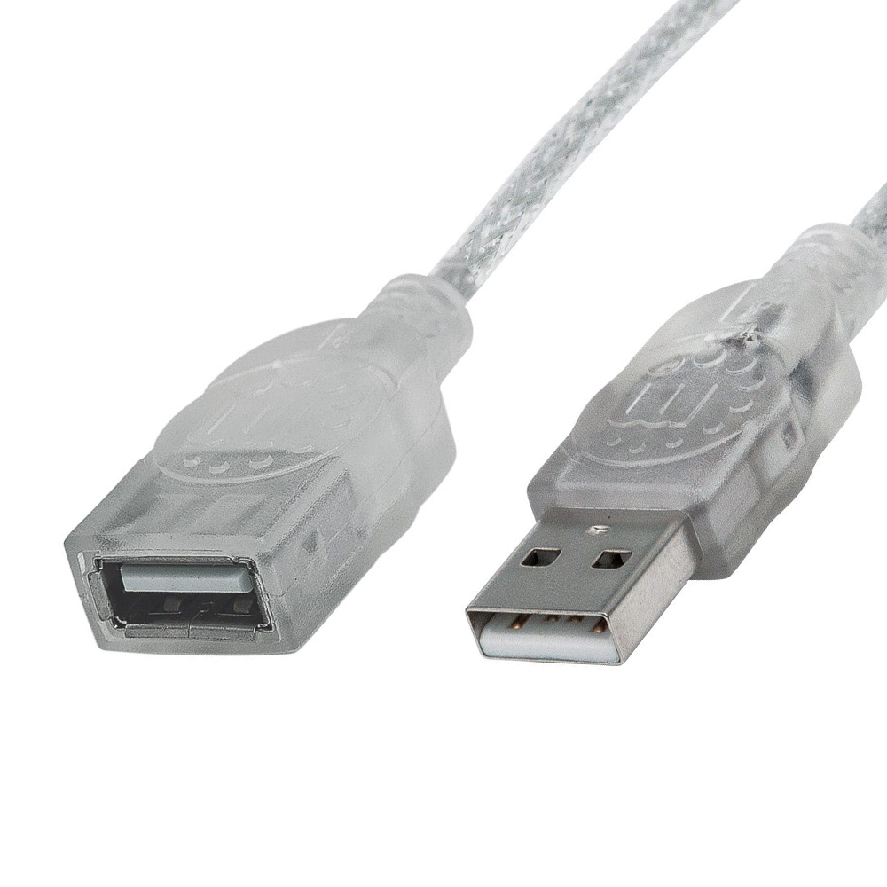 CABLE EXTENSION MANHATTAN USB V2.0 M H 3.0M PLATEADO 480 MBPS 340496
