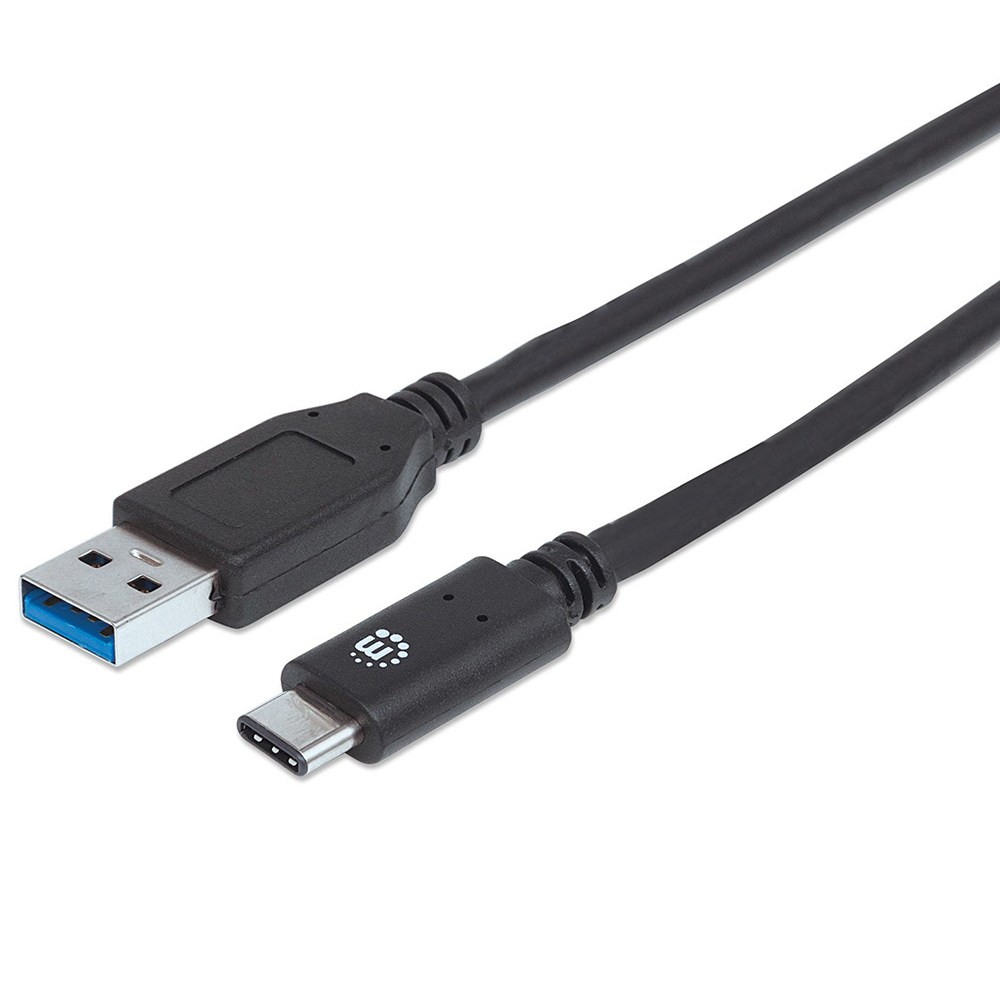 Cable USB MANHATTAN A MACHO-TIPO C MACHO 50CM V3.1 354639