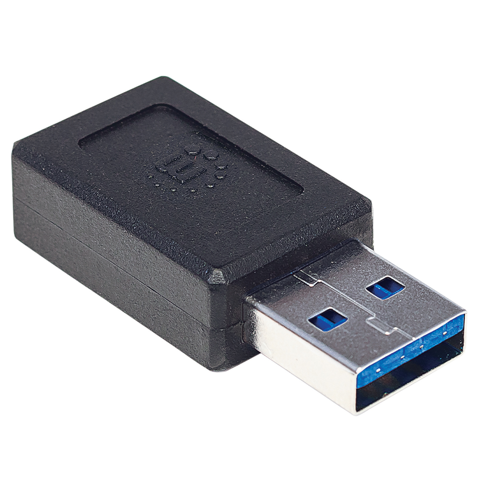 ADAPTADOR MANHATTAN USB TIPO C V3.1 AM-CH NEGRO 354714