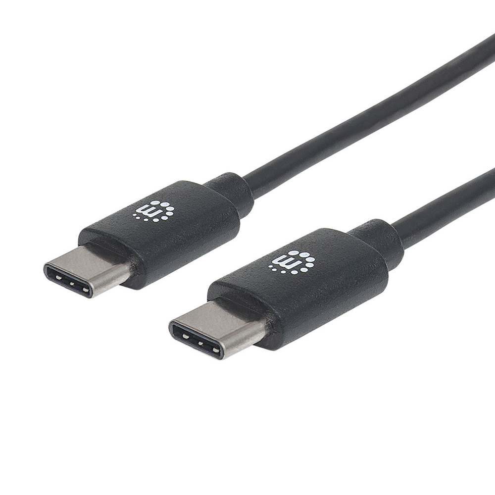 CABLE USB MANHATTAN TIPO CM - CM 2.0 MTS NEGRO V2.0 354875