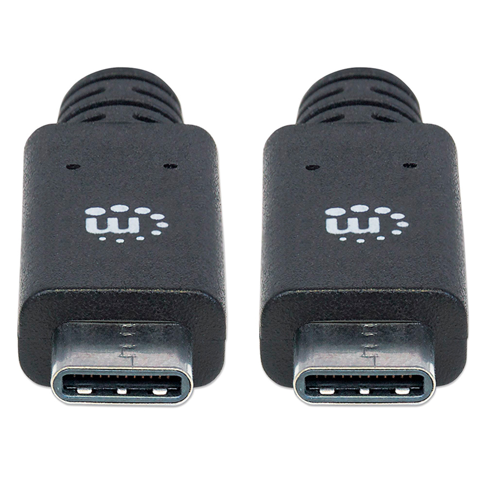 CABLE USB TIPO C 3.1 SUPER VELOCIDAD M-M 1M MANHATTAN 355223