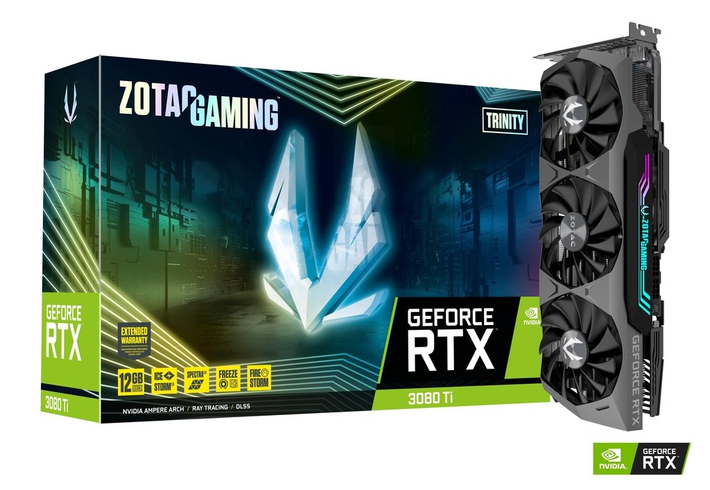 PCH Mayoreo TARJETA DE VIDEO ZOTAC RTX 3080TI TRINITY 12GB GDDR6X