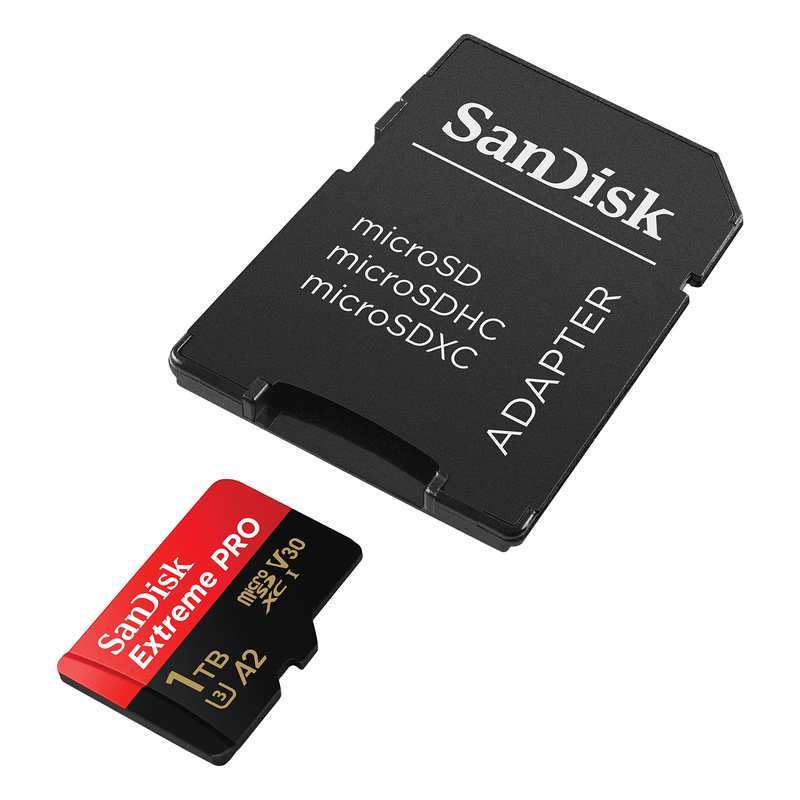 MEMORIA SANDISK MICRO SD EXTREME PRO 1TB V30 A2 (SDSQXCD-1T00-GN6MA)
