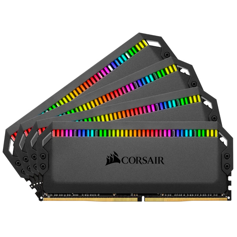 MEMORIA DDR4 CORSAIR DOMINATOR PLATINUM RGB BLACK 32GB 4x8 3600MHZ