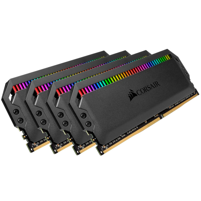 MEMORIA DDR4 CORSAIR DOMINATOR PLATINUM RGB BLACK 32GB 4x8 4000MHZ