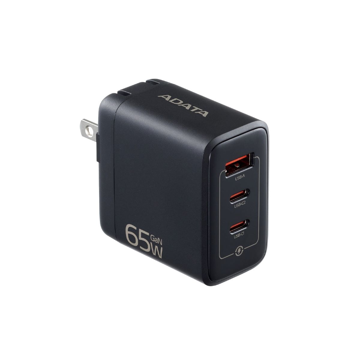 CARGADOR DE PARED ADATA USB 65W,USB-C NEGRO CHARGERU-0653-QCPDBK