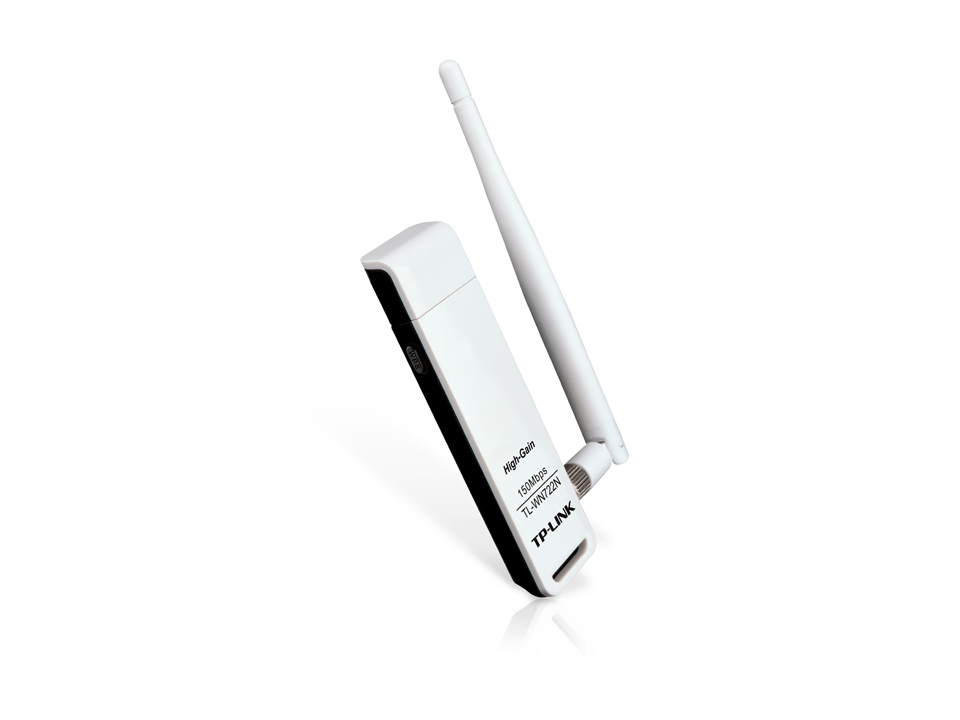 Los mejores mayoristas en tecnología en México TP-LINK ADAPTADOR  INALAMBRICO /USB2.0/N150/1ANT/4dBi/TL-WN722N