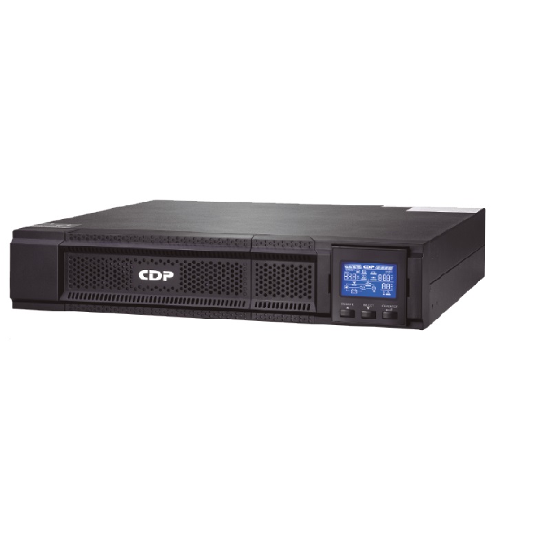 CDP UPO11-1RTAX 1000VA/1000W FP 1.0 ONLINE UPS (NO BREAK) 2U RT, LCD UL, FCC, CE 120 VAC