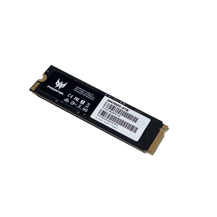 UNIDAD SSD PREDATOR GM7000 2TB M.2 NVME GEN4X4 7400MB/S (BL.9BWWR.106)