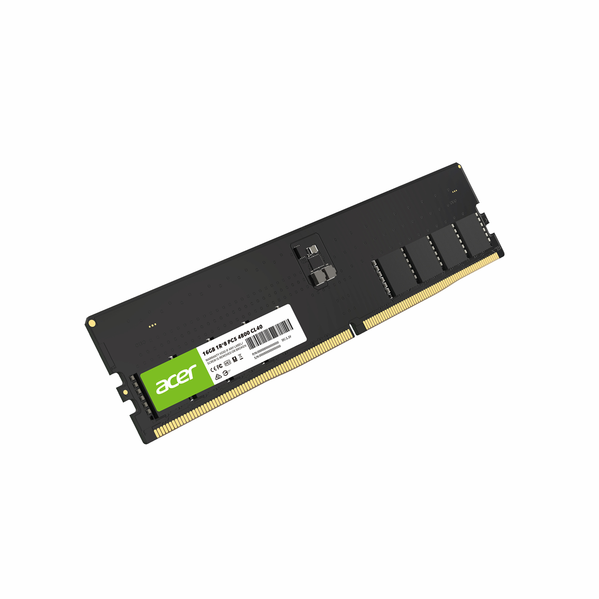 MEMORIA UDIMM DDR5 ACER UD200 16GB 4800MHZ CL40 (BL.9BWWA.420)