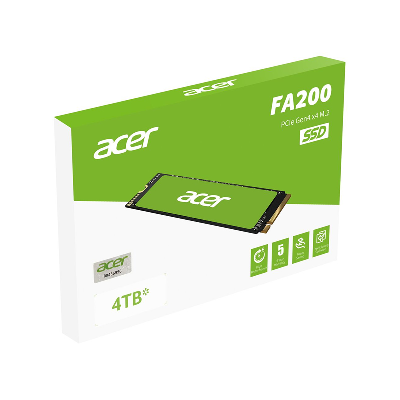 UNIDAD SSD ACER FA200 4TB M.2 NVME GEN4 7200MB/S (BL.9BWWA.150)