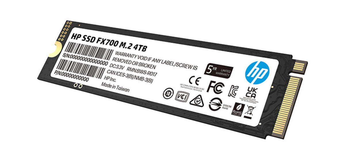 UNIDAD SSD M.2 HP FX700 4TB PCIE 7200/6200 (8U2N7AA)