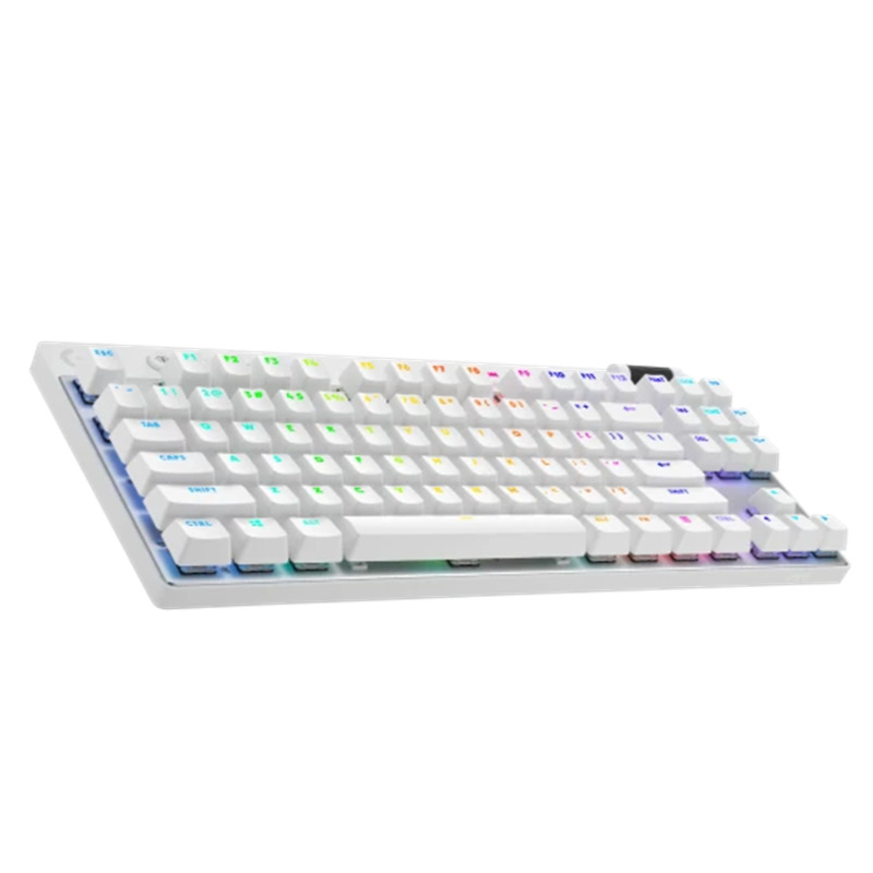 TECLADO LOGITECH PRO X TKL LIGHTSPEED BT USB RGB WHITE (920-012143)