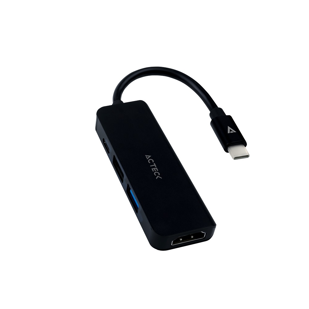 HUB ACTECK DH645 T. C 4 EN 1 HDMI USB 3.0 USB 2.0 NEGRO (AC-934640)