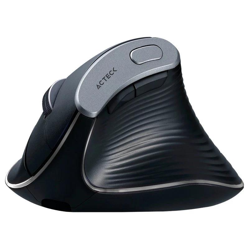 (ED) MOUSE VERTICAL VIRTMI770 2.4GHZ 2MODOS BT 3,000 DPI, SCROLLUSB NEGRO AC-936200