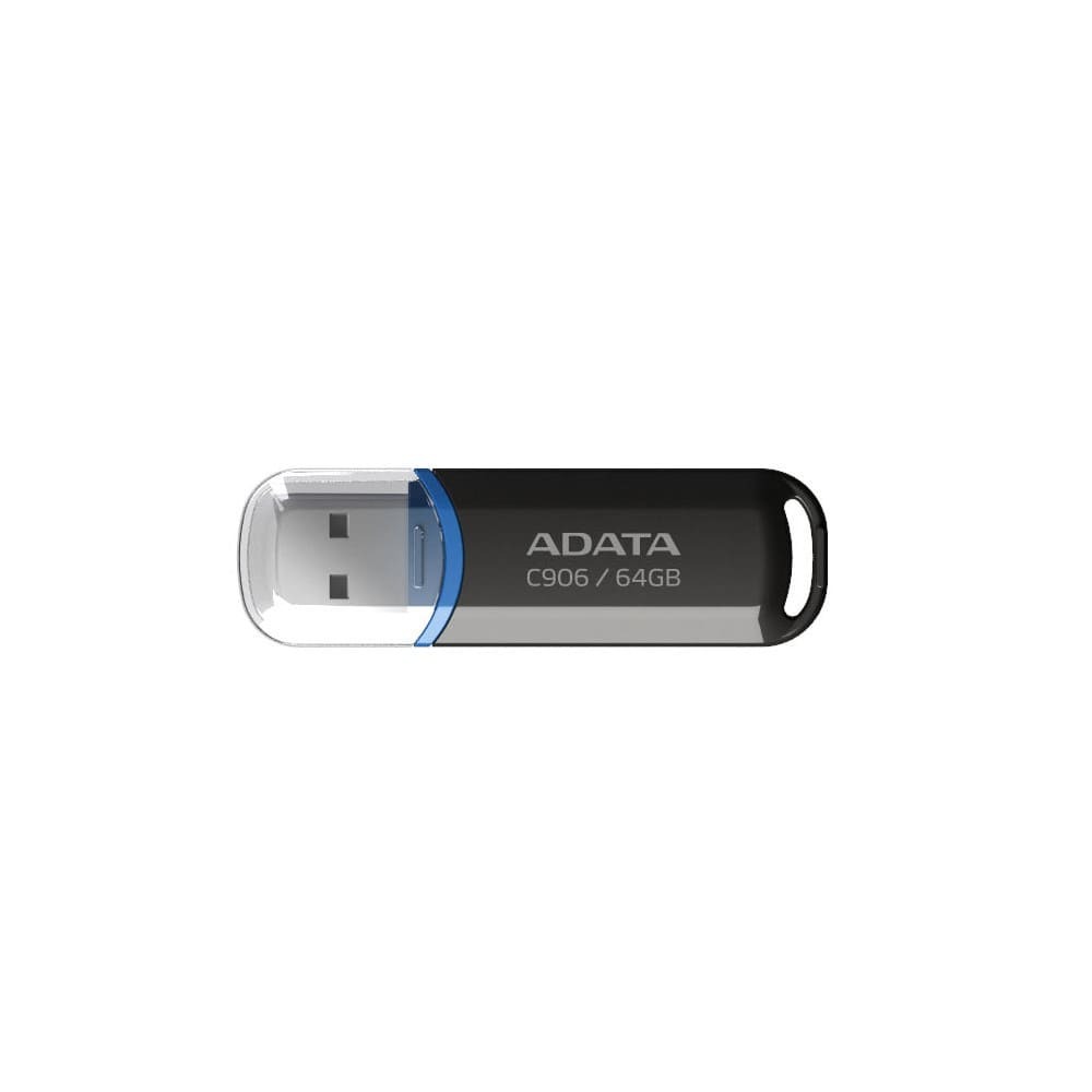 MEMORIA FLASH ADATA AC906 64GB USB 2.0 BLACK (AC906-64G-RBK)