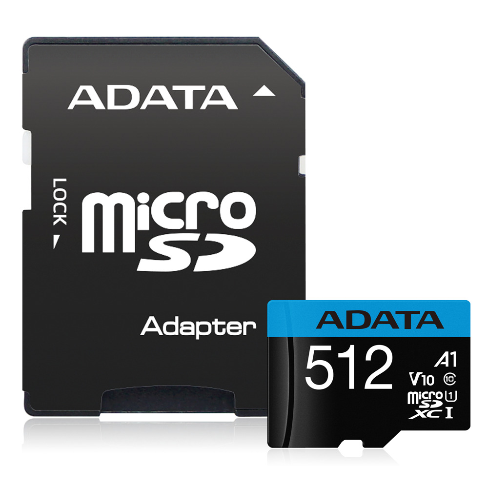 MEMORIA MICRO SDXC ADATA 512GB UHS-I C10 C/ADAPT(AUSDX512GUICL10A1-RA1