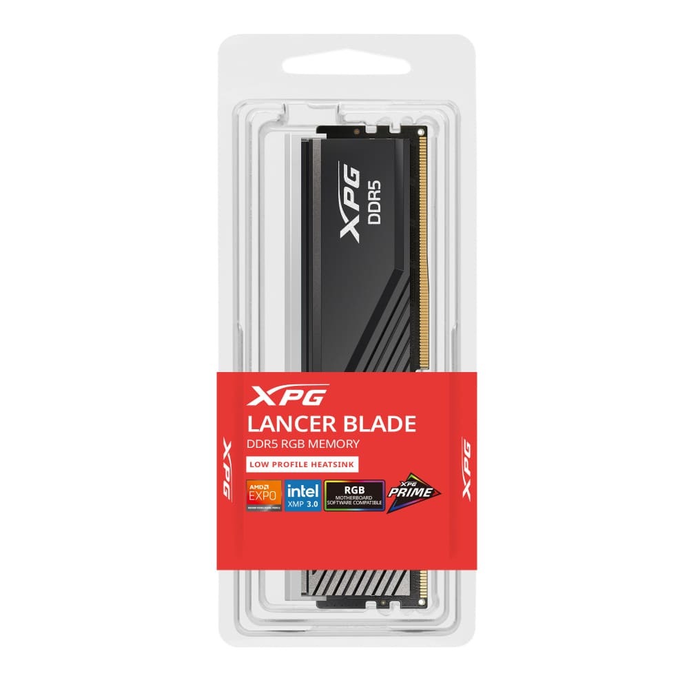 MEM DDR5 XPG LANCER BLADE 16GB 6000MTS RGB BLK(AX5U6000C3016G-SLABRBK)