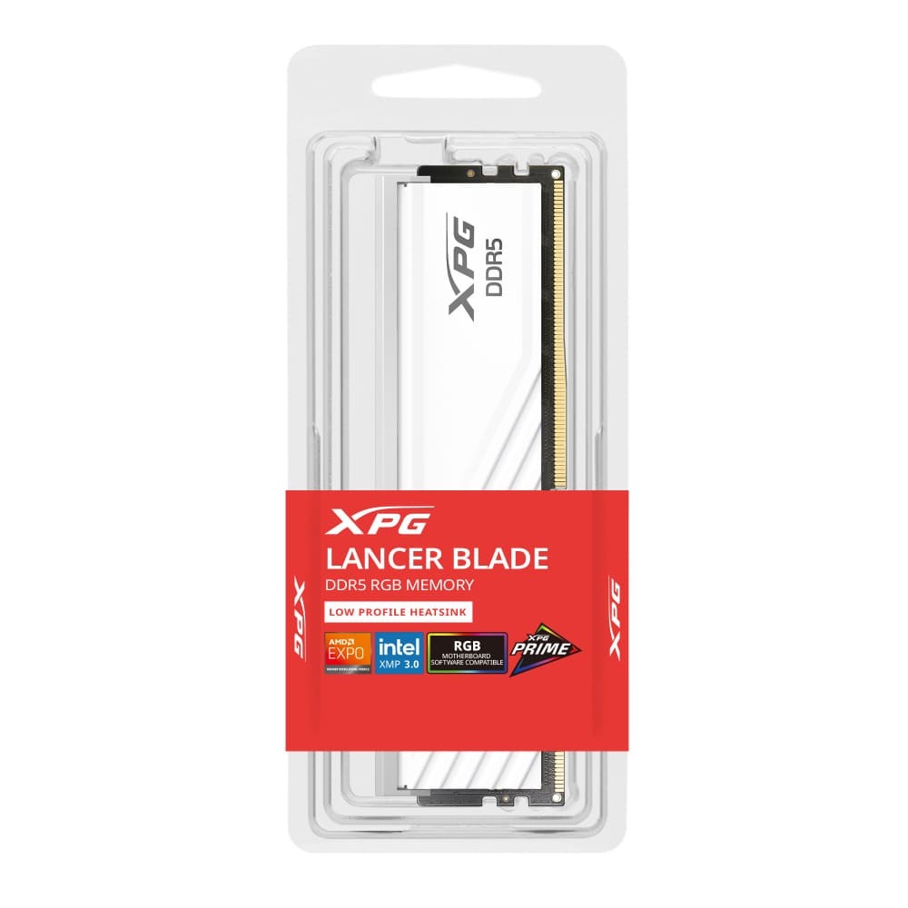 MEM DDR5 XPG LANCER BLADE 16GB 6000MTS RGB BLK(AX5U6000C3016G-SLABRWH)