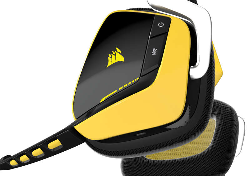 HEADSET CORSAIR VOID PRO WIRELESS 7.1 SERGB YELLOWJACKET CA-9011150-NA