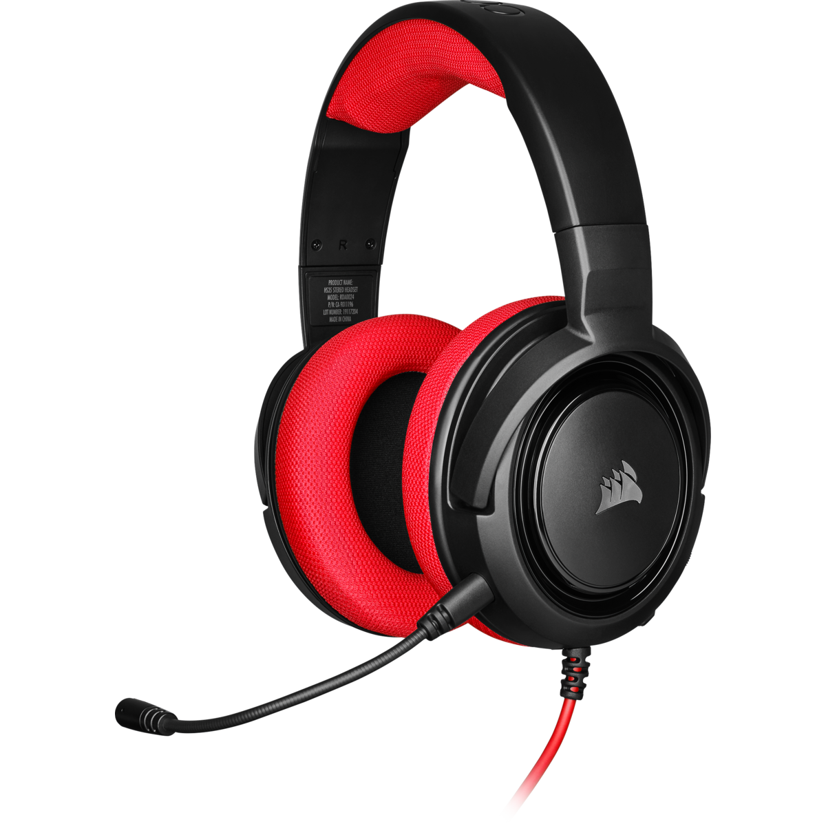 HEADSET CORSAIR HS35 STEREO GAMING RED 3.5 MM CA-9011198-NA